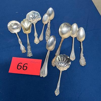 Assorted Sterling Silver spoons