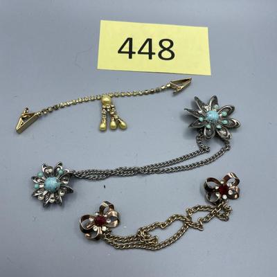 Vintage sweater clips