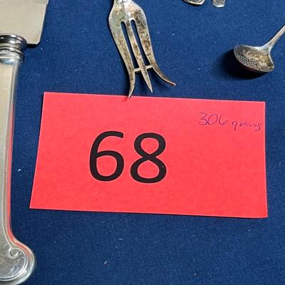 Assorted sterling silver flatware
