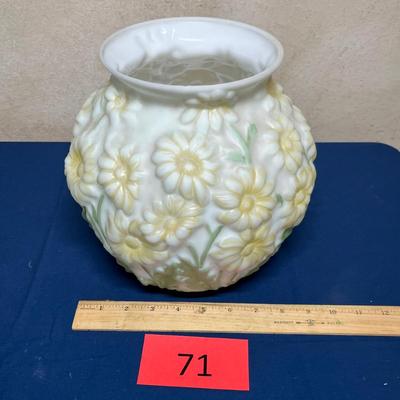 Consolidated Glass Daisy Vase