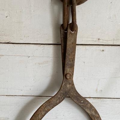 Vintage Logging Tongs