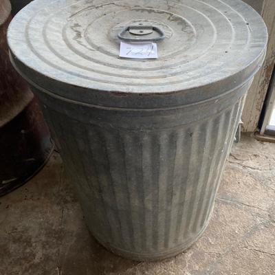 Metal Garbage Can