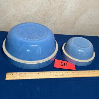 Antique blue stone ware bowls