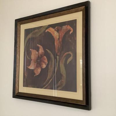 2 flower print 27.5â€square