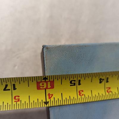 Painted Terrier Art 20" x 16"