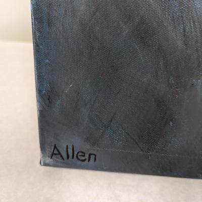 Painted Terrier Art 20" x 16"