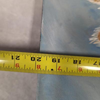 Painted Terrier Art 20" x 16"