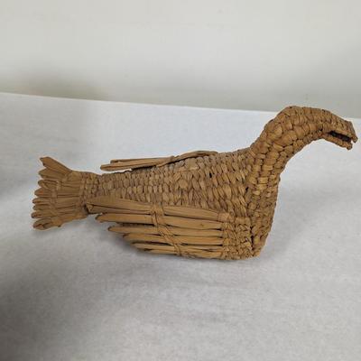 Woven Bird Decor