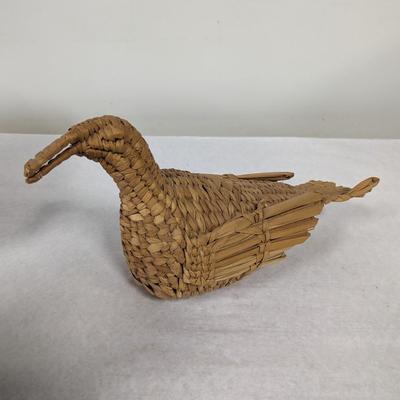 Woven Bird Decor