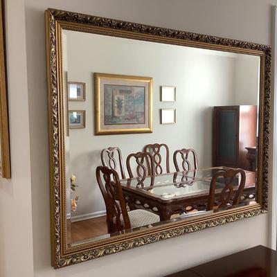 Mirror, beveled 35â€H 47â€W