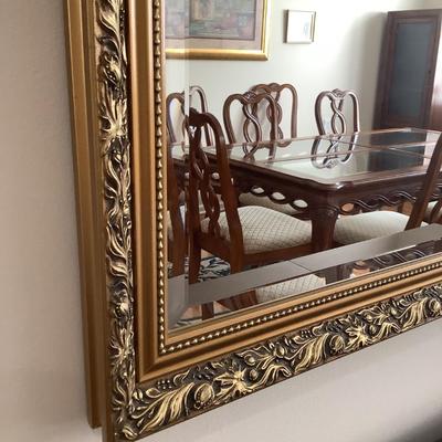 Mirror, beveled 35â€H 47â€W