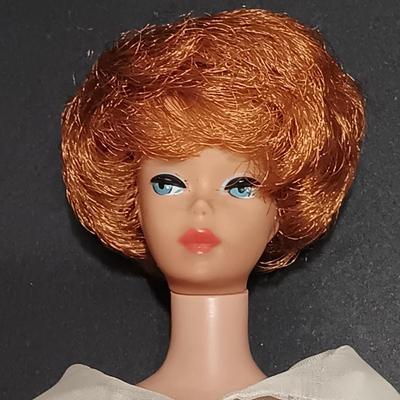 LOT 27: 1960s Bubble Cut Red Head Barbie and Flocked Hair Ken