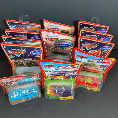 LOT 33: New in Package Disney Pixar Cars - Lot of 12 Diecast Cars