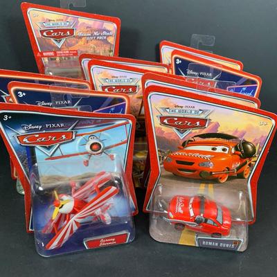 LOT 49: New in Package: Disney Pixar Cars - Lot of 10 Diecast Cars