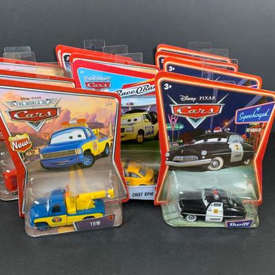 LOT 53: New in Package: Disney Pixar Cars - Lot of 12 Diecast Cars