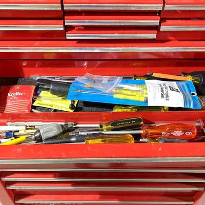 LOT 75: Snap On Two Piece Tool Box Set and Contents (Keys Included)