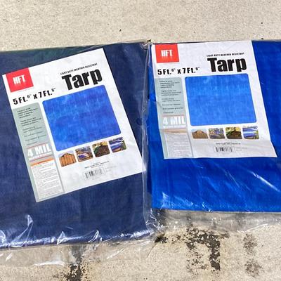 LOT 77: Portland Pressure Washer and Pair of Tarps