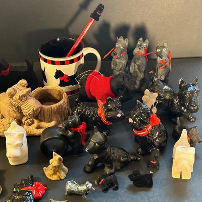 LOT 96AT: Scotty Dog Collection - Figurines, Plush Dolls, S&P Shakers And More