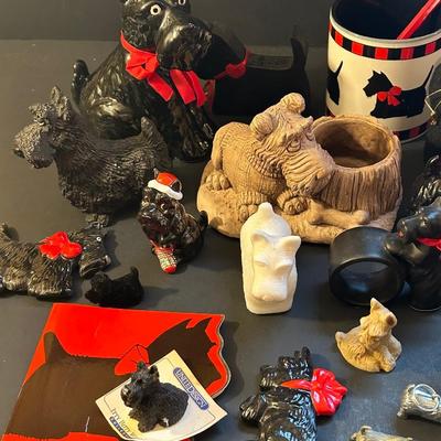 LOT 96AT: Scotty Dog Collection - Figurines, Plush Dolls, S&P Shakers And More