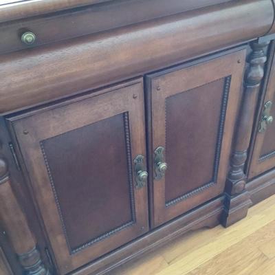 Marble top buffet 45â€H 68â€W 18â€depth