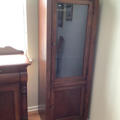 2 display cabinets 65â€ H 22â€W 20â€depth