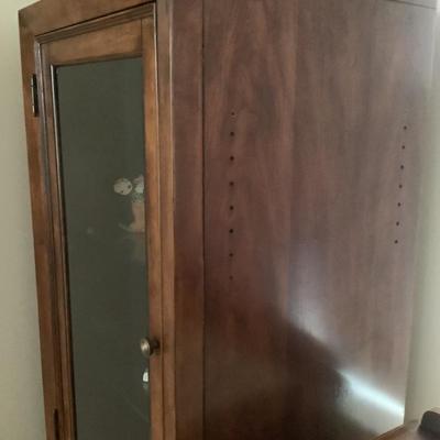 2 display cabinets 65â€ H 22â€W 20â€depth