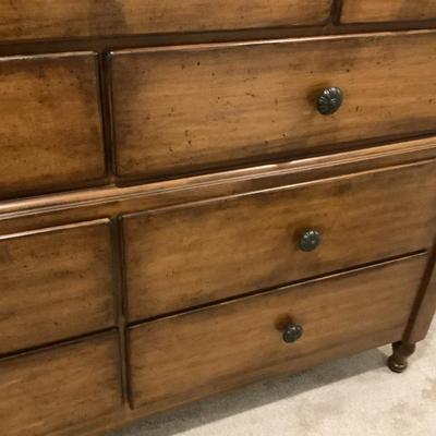 Tommy Bahama chest, 11 drawers, 45.5â€H 59â€W 20â€depth