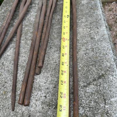 Five Vintage Blacksmith Forging Tongs/Tools