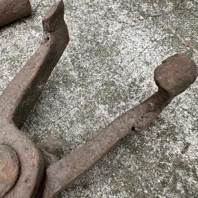 Five Vintage Blacksmith Forging Tongs/Tools