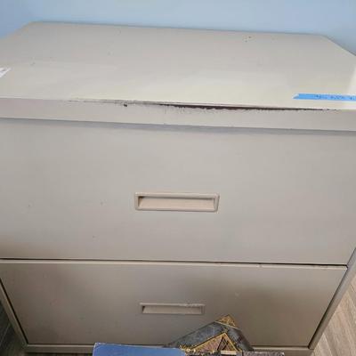 Metal filing cabinet