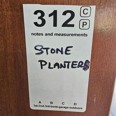 Stone planter