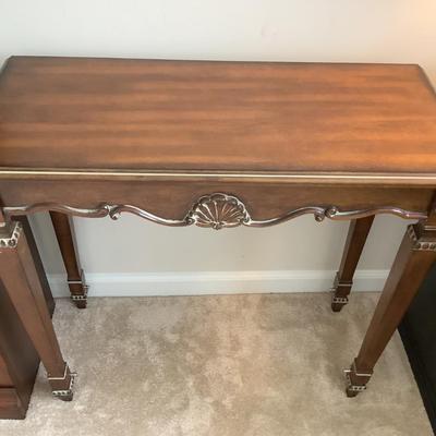 Light weight wooden table 29â€H 32â€W 14â€depth