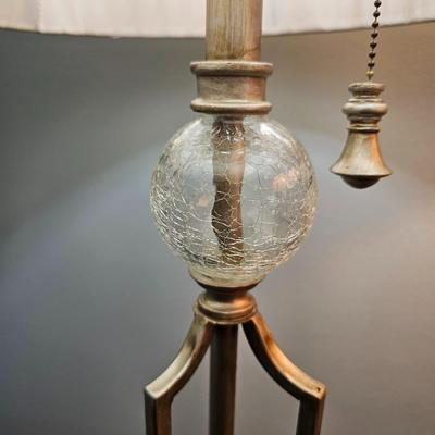 Pair of Gold Tone Lamps