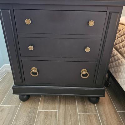 Broyhill Black Night Stand