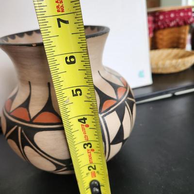 Lot of 5 Native American Pottery Signed By Artist