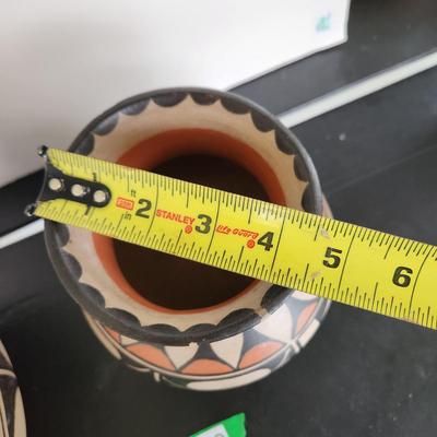 Lot of 5 Native American Pottery Signed By Artist