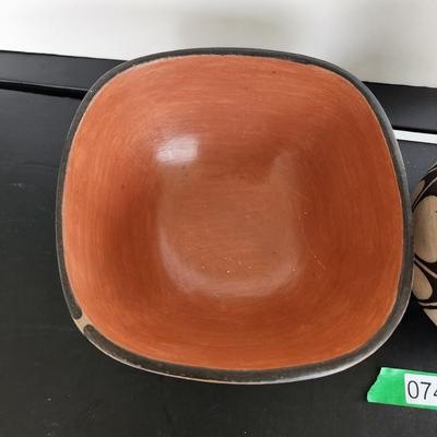 Lot of 5 Native American Pottery Signed By Artist