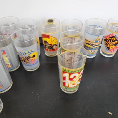 Collection of Preakness Day Glasses & 1 Kentucky Derby