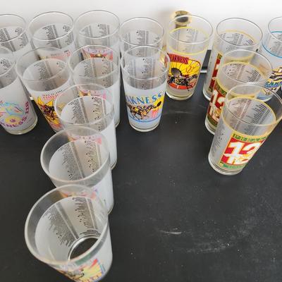Collection of Preakness Day Glasses & 1 Kentucky Derby