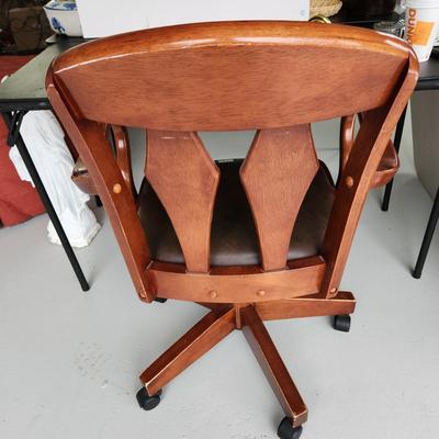 Bassett Wood Office Desk Swivel Chair