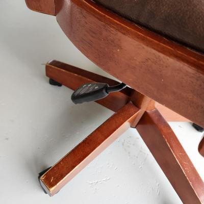 Bassett Wood Office Desk Swivel Chair