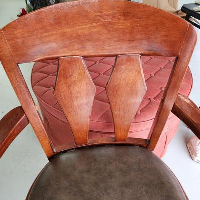 Bassett Wood Office Desk Swivel Chair