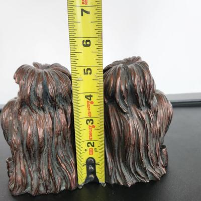 Pair of Heavy Dog Bookends Terries