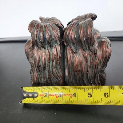 Pair of Heavy Dog Bookends Terries