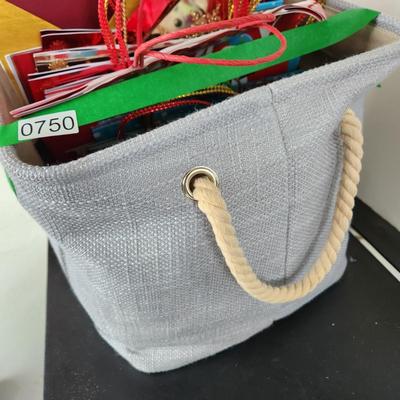 Large Lot of Lindy Bowman Holiday Christmas Gift bags New Stock in Large Tote