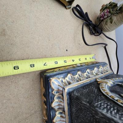 1 Ornate Table Lamp Cherubs Angels