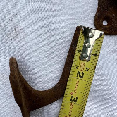 Antique Cast Iron Single Pointed Hooks (11)