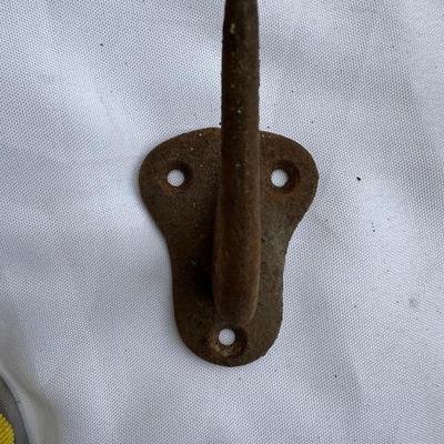 Antique Cast Iron Single Pointed Hooks (11)