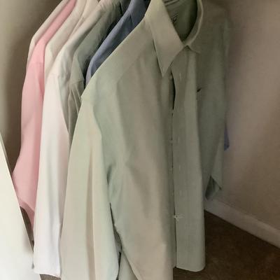 Menâ€™s long sleeve shirts lot