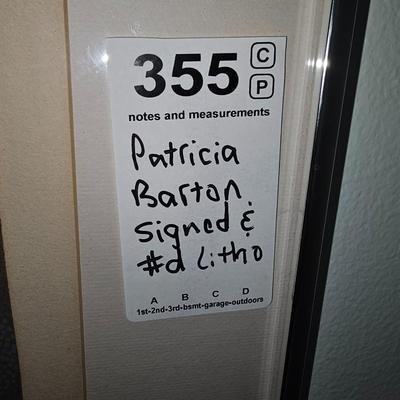 Patricia Barton signed litho